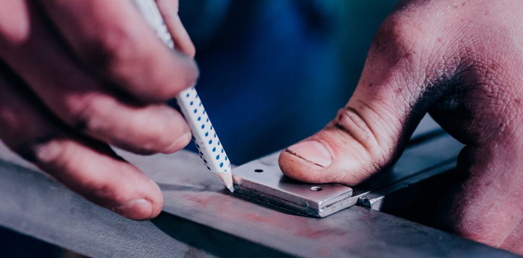 Metallgestaltung Anzeichnen Werkstatt